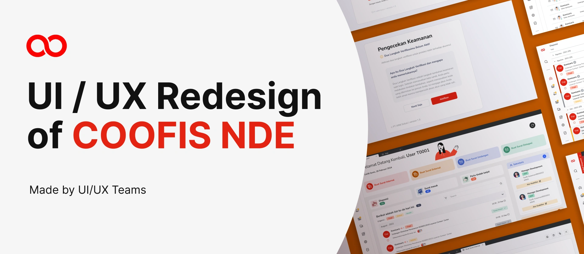 Coofis NDE dashboard mockup